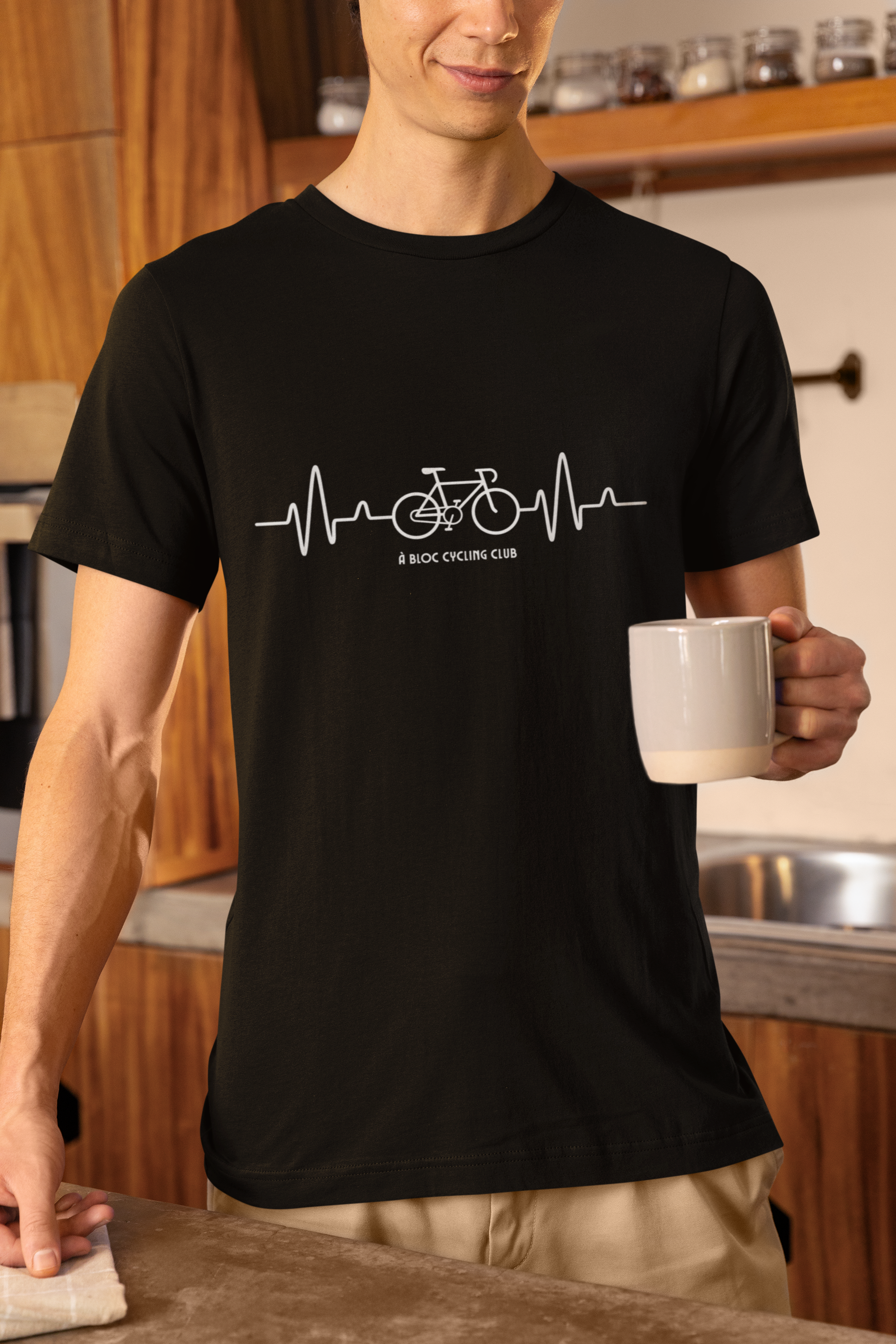 Cycling Heartbeat | Unisex Cycling T-Shirt