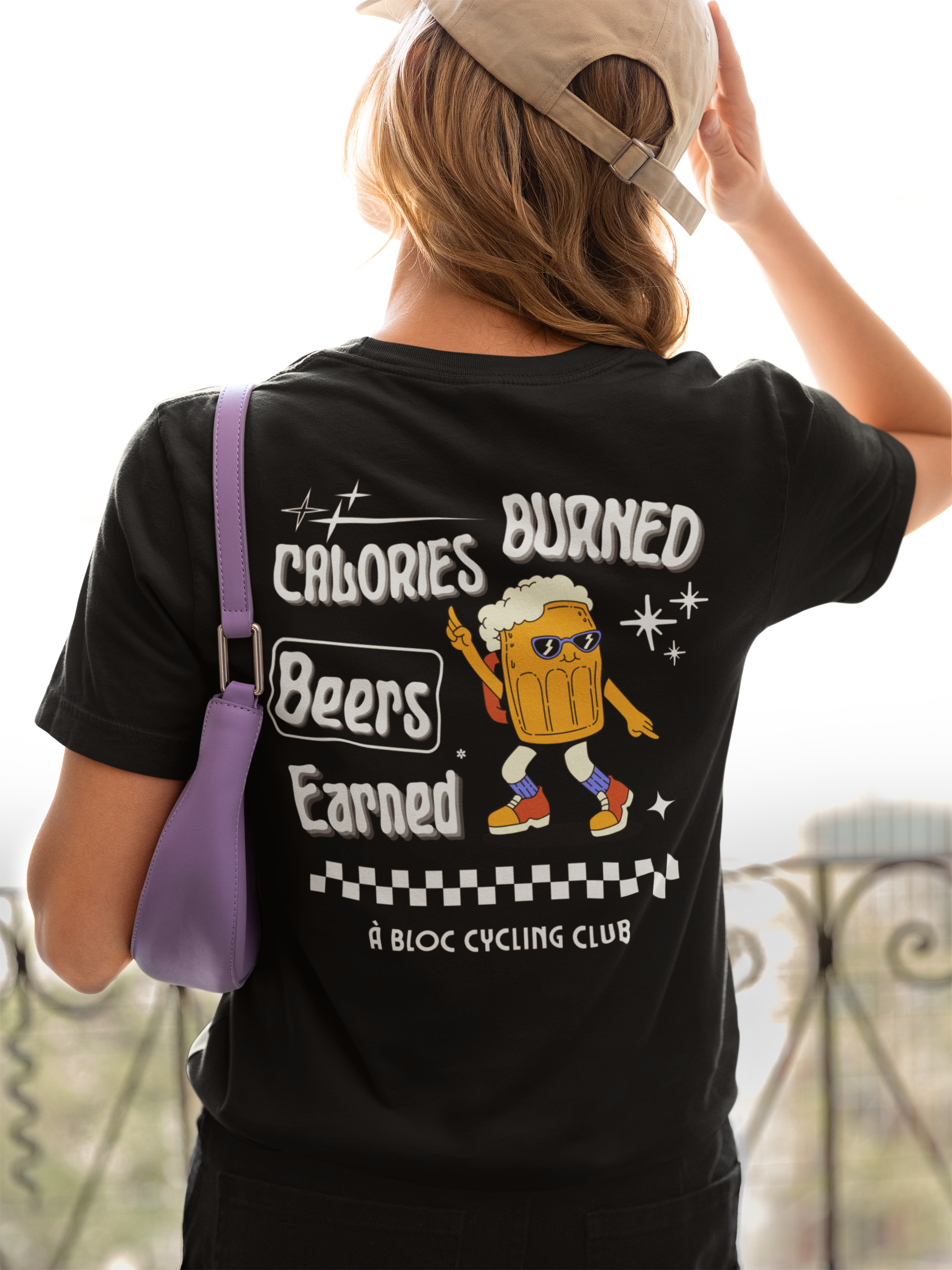 Calories Burned Beers Earned | Unisex Cycling T-Shirt