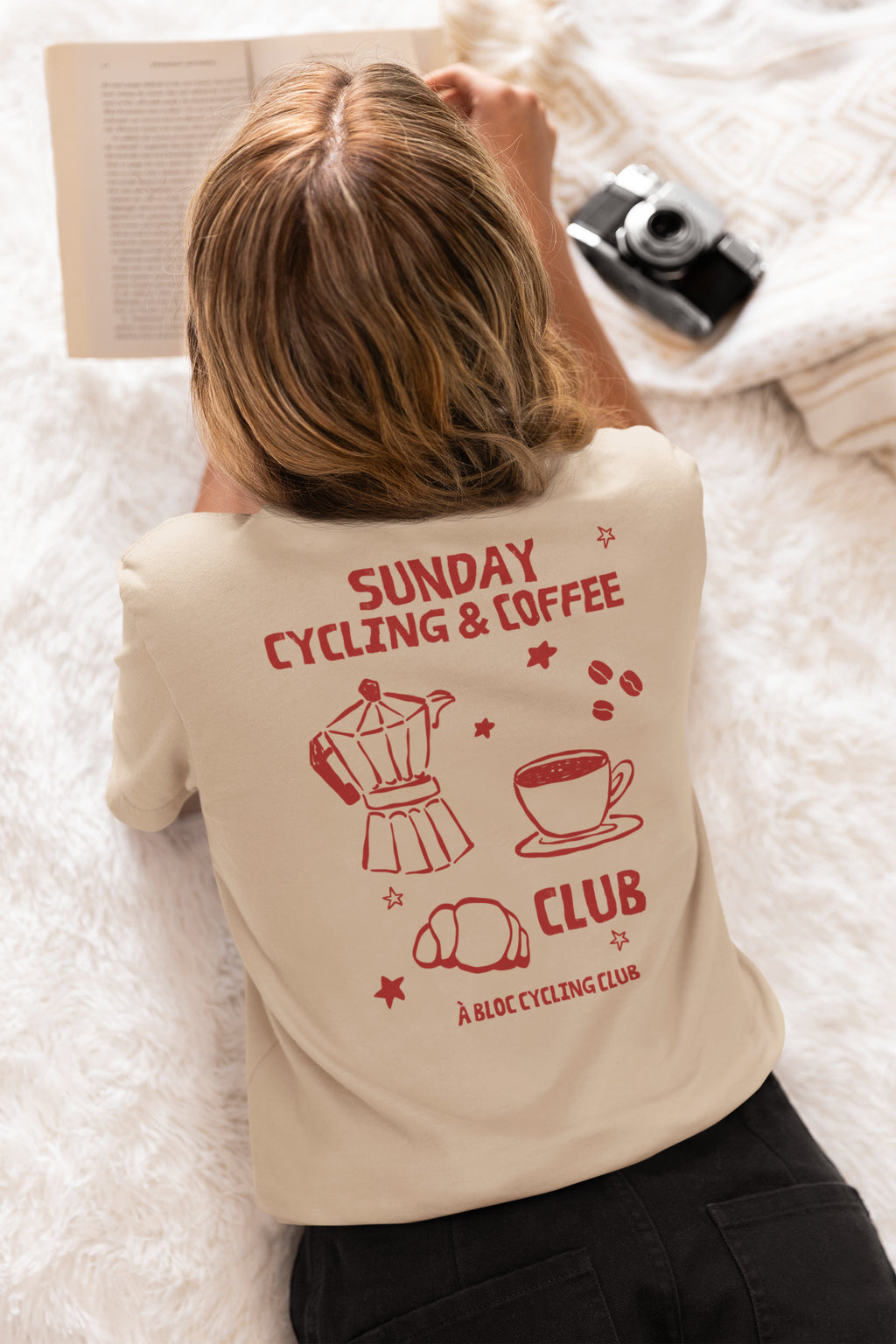 Sunday cycling & coffee club | Unisex Cycling T-Shirt