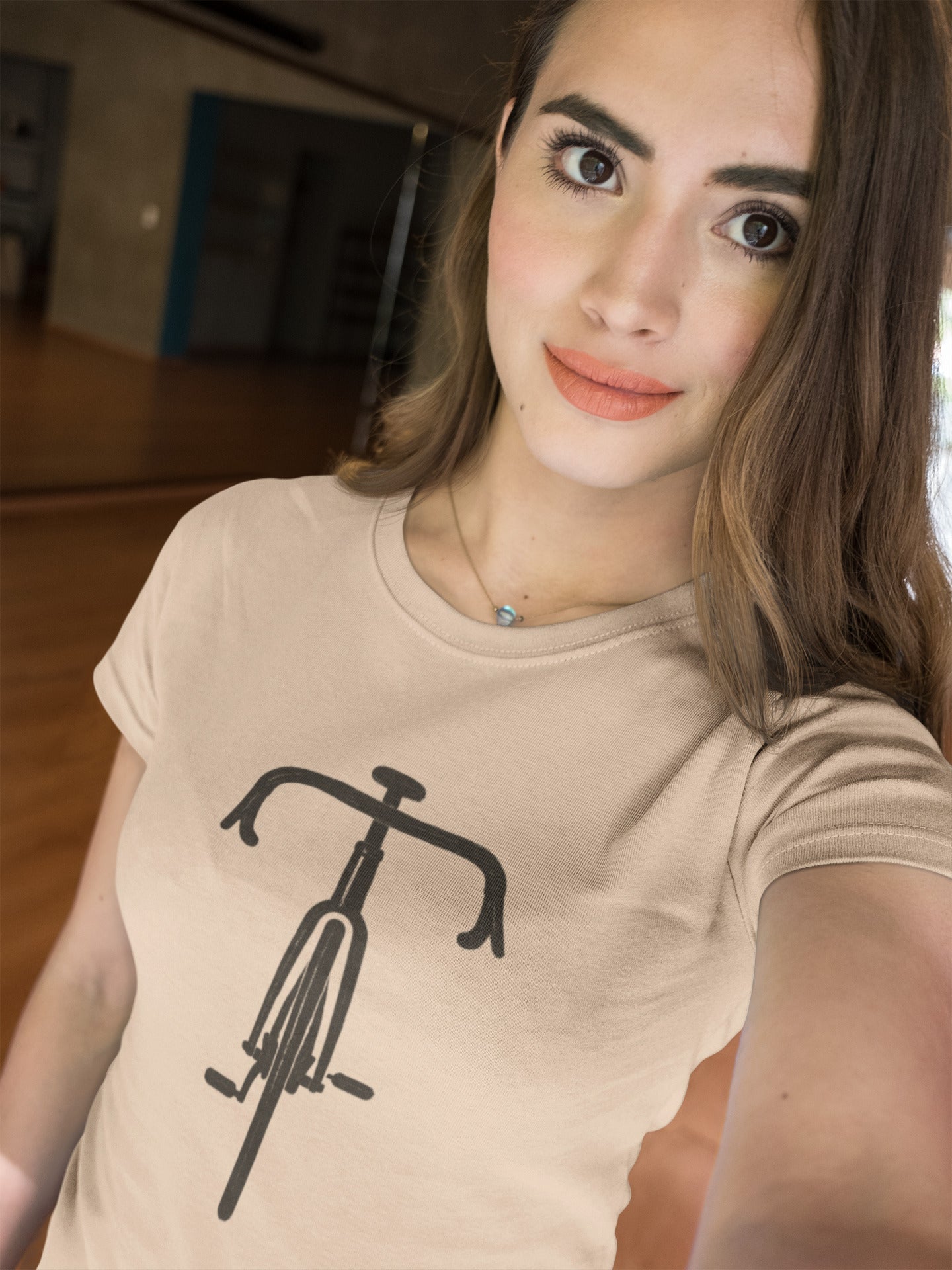 Road bike front view | Unisex Cycling T-Shirt
