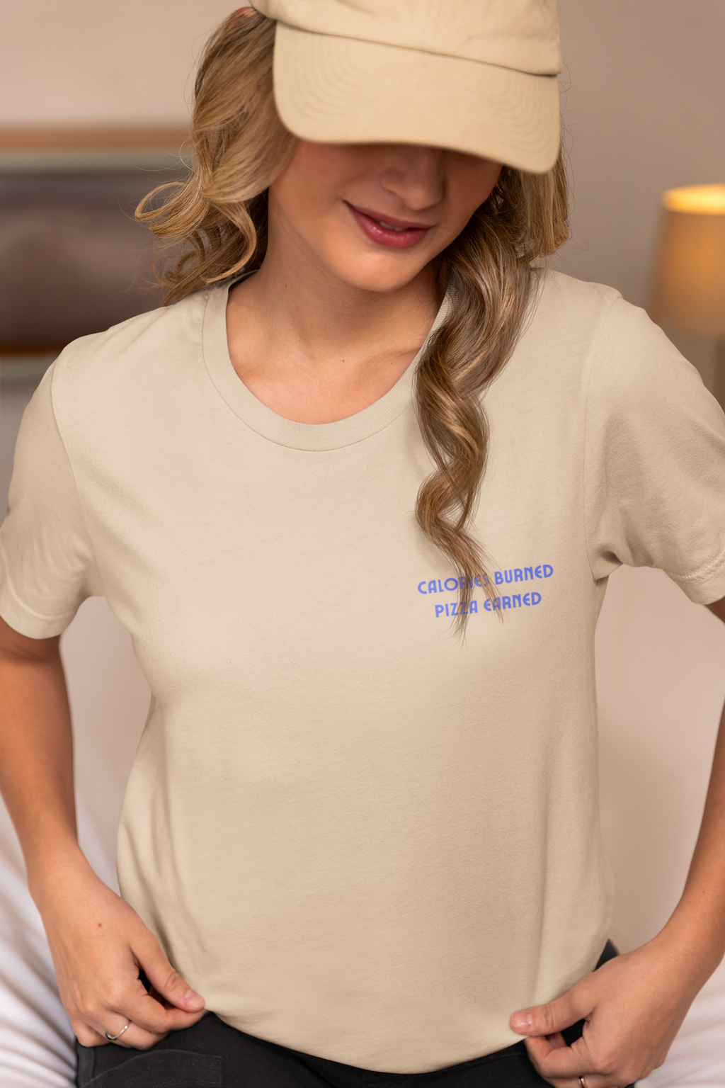 Calories Burned Pizza Earned | Unisex Cycling T-Shirt