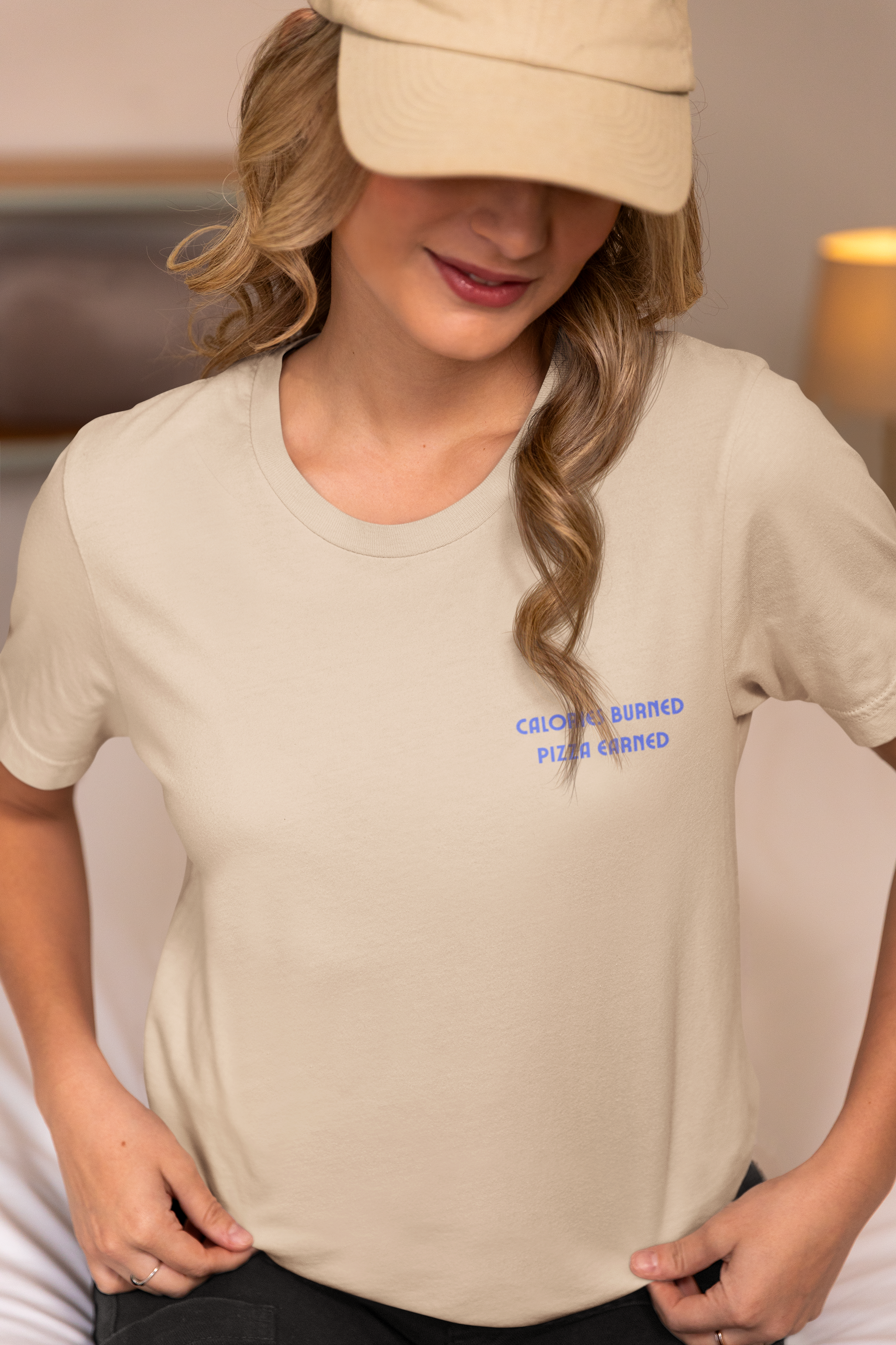 Calories Burned Pizza Earned | Unisex Cycling T-Shirt