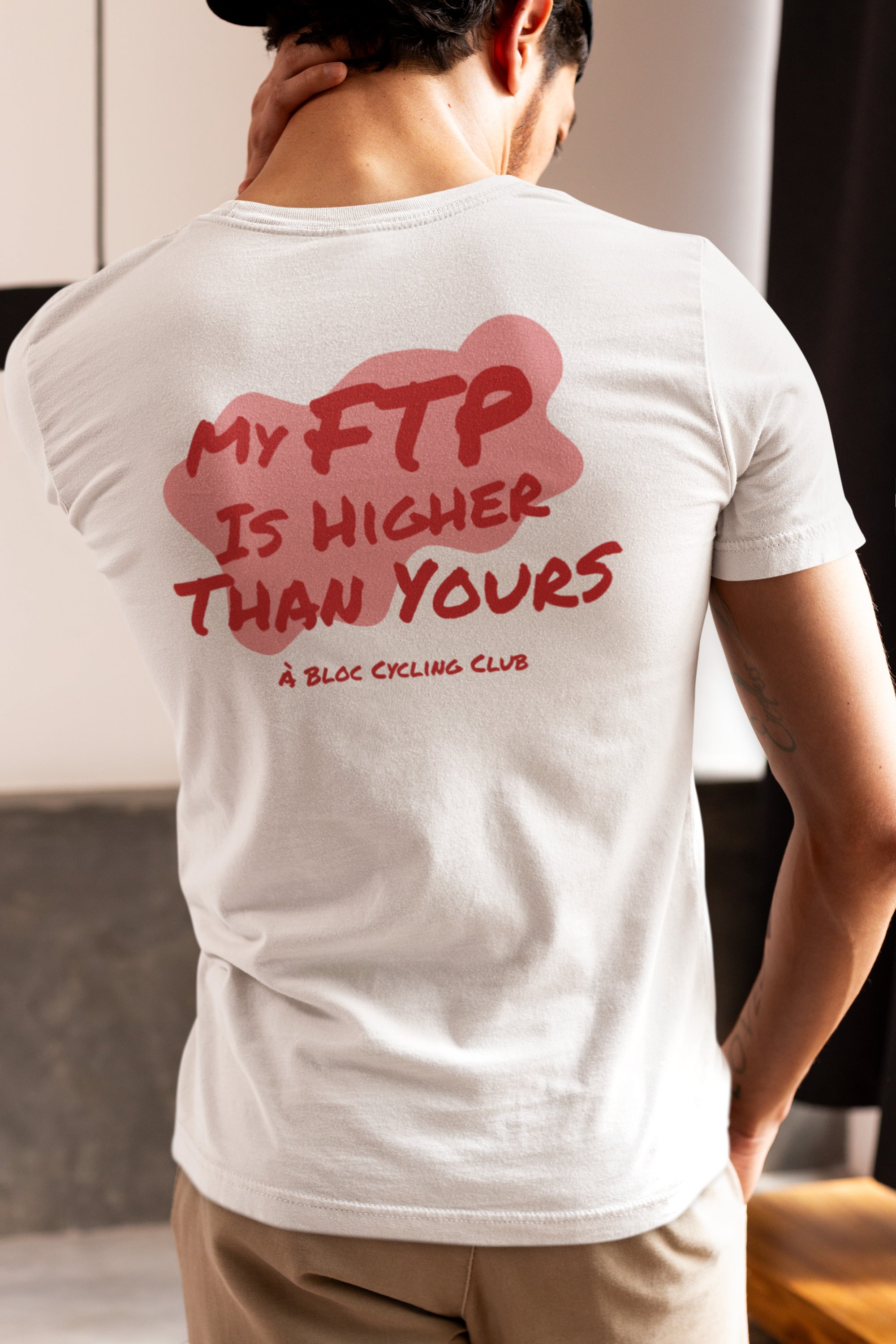 My FTP is higher then yours | Unisex Cycling T-Shirt