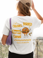 Calories Burned Burgers Earned | Unisex Cycling T-Shirt